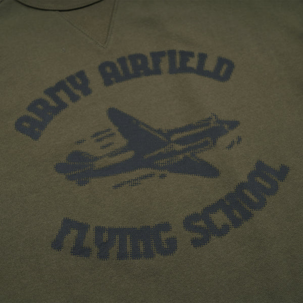 ARMY AIRFIELD SWEATSHIRT - OLIVE
