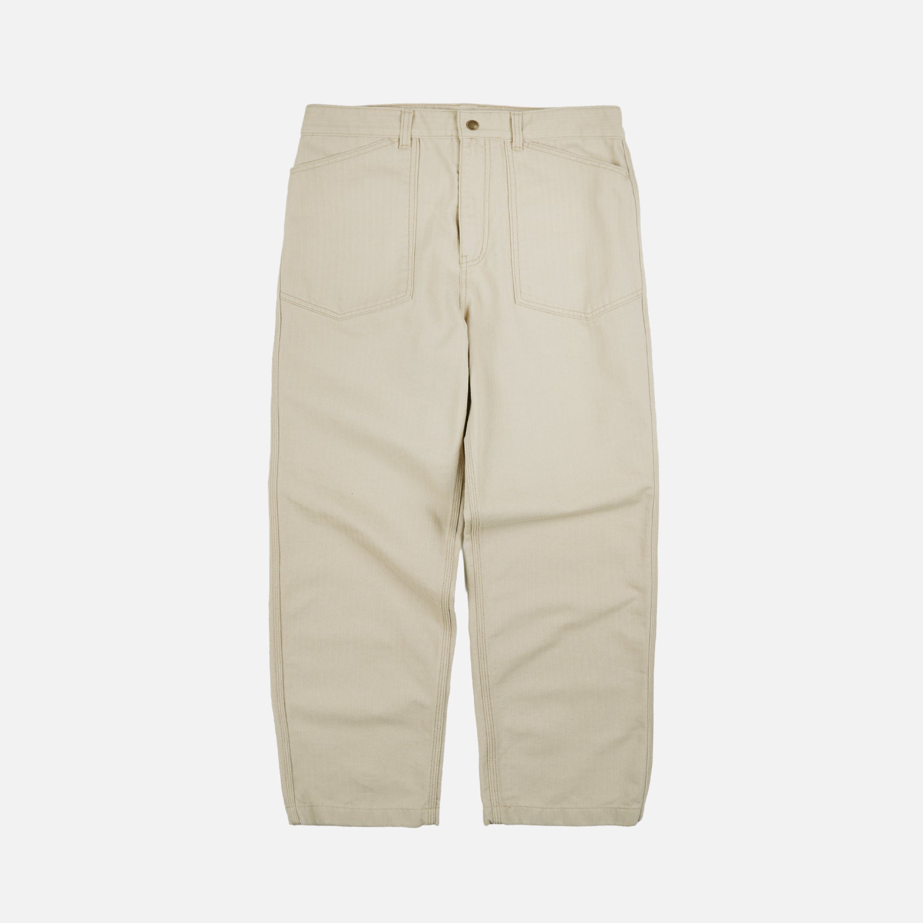 Frizmworks ARMY DENIM FATIGUE PANTS - BEIGE - The Great Divide