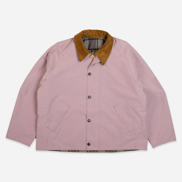 REVERSIBLE TRANSPORTER JACKET - ELDERBERRY/TARTAN