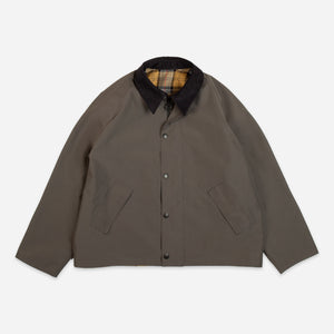 Barbour - REVERSIBLE TRANSPORTER JACKET - GRAPHITE GREY -  - Main Front View