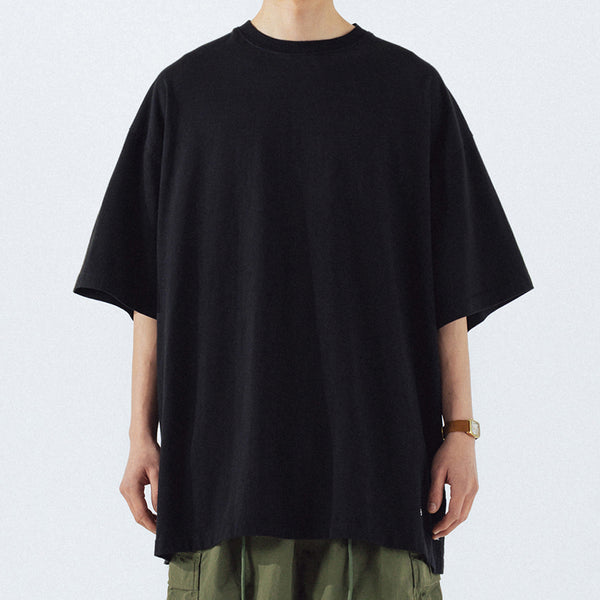 LAYERED ESSENTIAL LOGO T-SHIRT - BLACK