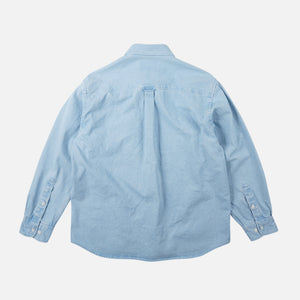 Frizmworks - BLEACHED UTILITY SHIRT - LIGHT BLUE -  - Alternative View 1