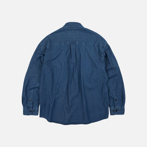 Frizmworks - BLEACHED DENIM UTILITY SHIRT - INDIGO -  - Alternative View 1