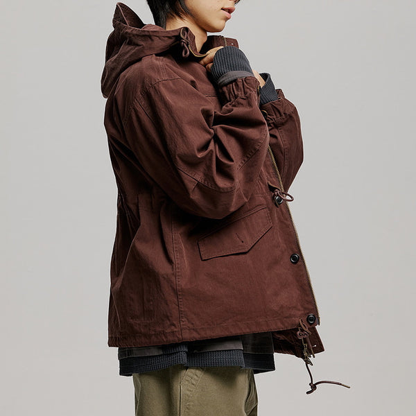 FRENCH M47 PARKA JACKET - BROWN