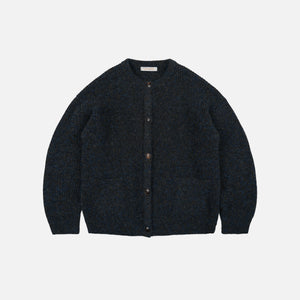 Frizmworks - BRUSHED WOOL ROUND CARDIGAN - BLACK EAN -  - Main Front View
