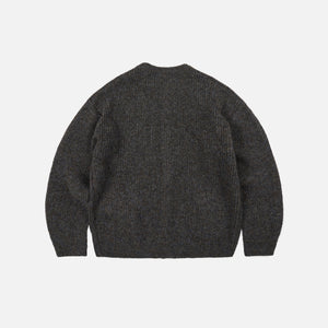 Frizmworks - BRUSHED WOOL ROUND CARDIGAN - BROWN EAN -  - Alternative View 1