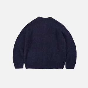 Frizmworks - BRUSHED WOOL ROUND CARDIGAN - PURPLE EAN -  - Alternative View 1