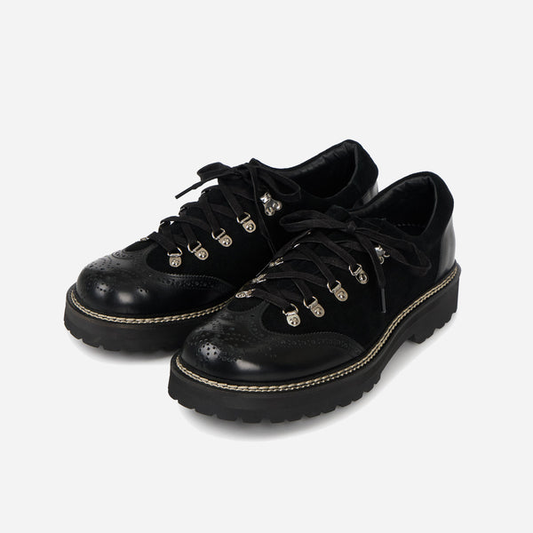 HIGH BOOTS LOW - WINGTIP BLACK