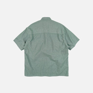 Frizmworks - CHAMBRAY BIG POCKET HALF SHIRT - GREEN -  - Alternative View 1