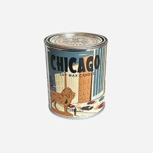 Good and Well Supply Co - 8 oz DESTINATION SOY CANDLE - CHICAGO -  - Main Front View