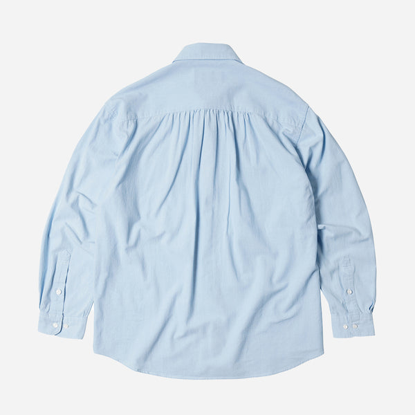 CIGARETTE POCKET CHAMBRAY SHIRT - CLOUD- THE GREAT DIVIDE