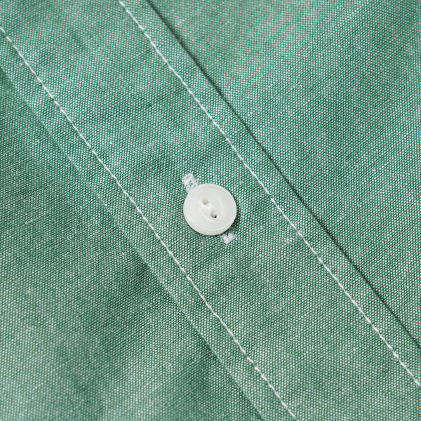 Frizmworks Cigarette Pocket Chambray Shirt - Green