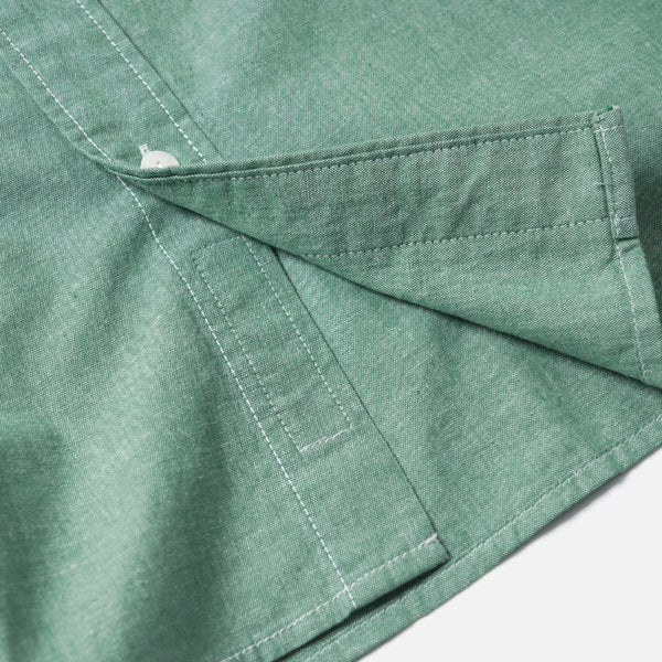 Frizmworks Cigarette Pocket Chambray Shirt - Green