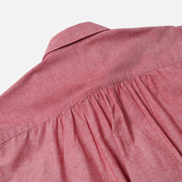 Frizmworks Cigarette Pocket Chambray Shirt - Red