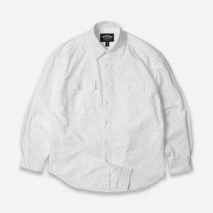 Frizmworks - CIGARETTE POCKET CHAMBRAY SHIRT - WHITE -  - Main Front View