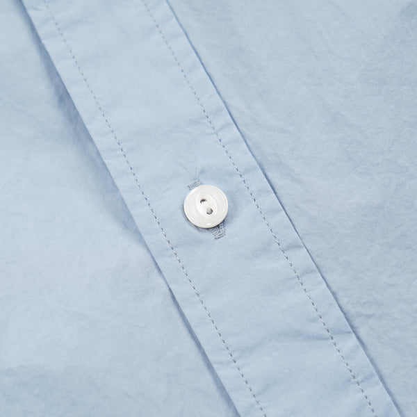 CIGARETTE POCKET TYPEWRITER SHIRT - SKY BLUE
