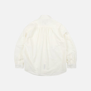 Frizmworks - CIGARETTE POCKET TYPEWRITER SHIRT - BUTTER -  - Alternative View 1