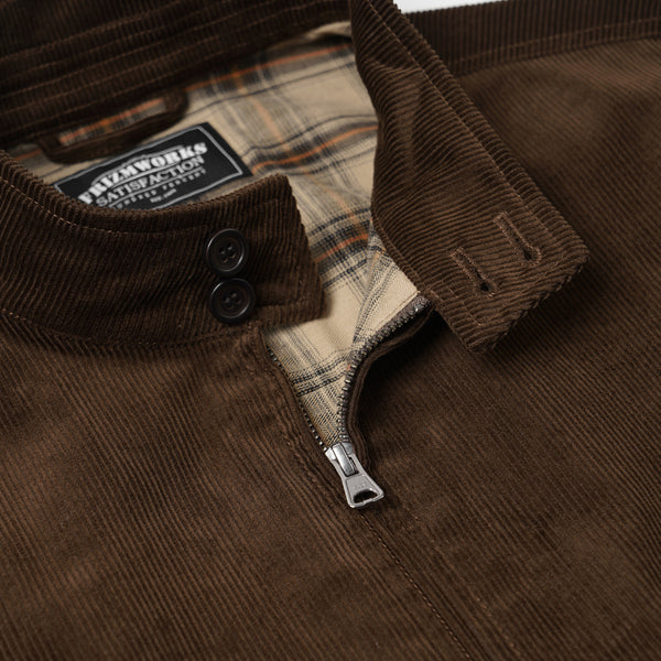 Frizmworks Corduroy Buddy Harrington Jacket - Brown