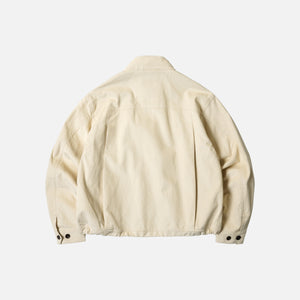 Frizmworks - CORDUROY BUDDY HARRINGTON JACKET - CREAM -  - Alternative View 1