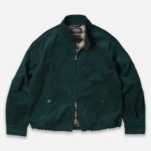 Frizmworks - Frizmworks Corduroy Buddy Harrington Jacket - Dark Green -  - Main Front View