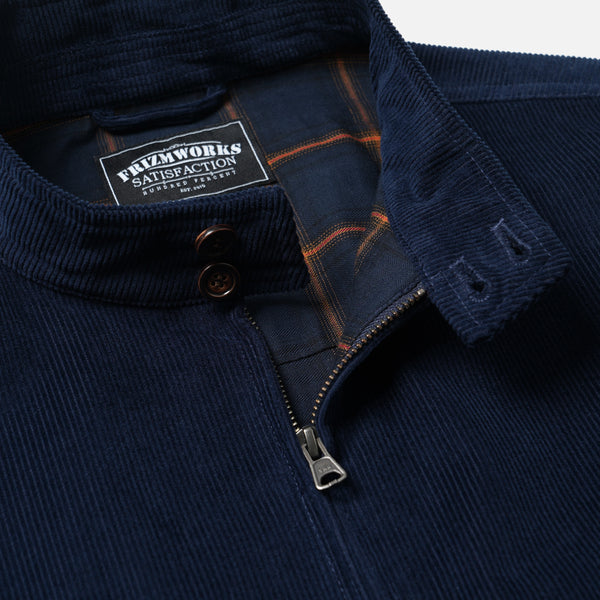 Frizmworks Corduroy Buddy Harrington Jacket - Navy