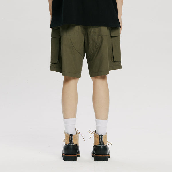 COTTON RIPSTOP BDU SHORTS - OLIVE