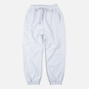 Frizmworks - COVER STITCH SWEAT PANTS - WHITE MELANGE -  - Main Front View