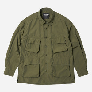 Frizmworks - CP FATIGUE SHIRT JACKET - OLIVE -  - Main Front View