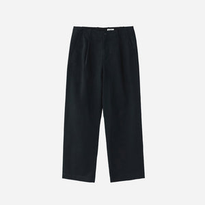 Rough Side - SLOB TWILL 2 PLEAT PANTS - DARK NAVY -  - Main Front View