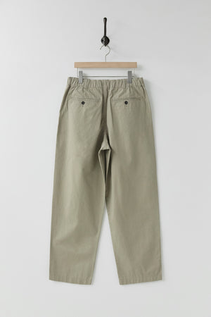 Rough Side - BOX PLEATS PANTS - HUMUS SAND -  - Alternative View 1