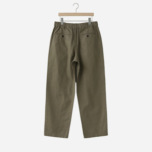 Rough Side - BOX PLEATS PANTS - HUMUS SAND -  - Alternative View 1