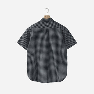 Rough Side - UNIT HALF SHIRT - CHARCOAL CHECK -  - Alternative View 1