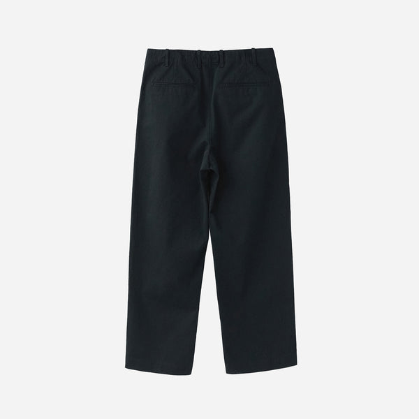 SLOB TWILL 2 PLEAT PANTS - DARK NAVY