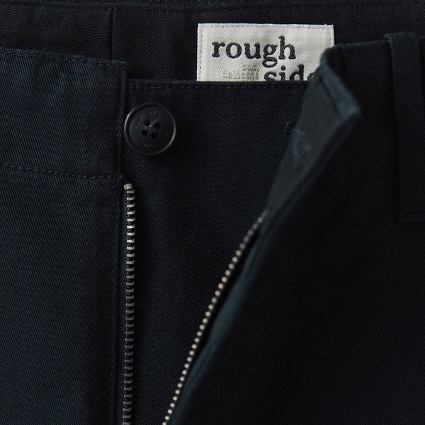 SLOB TWILL 2 PLEAT PANTS - DARK NAVY
