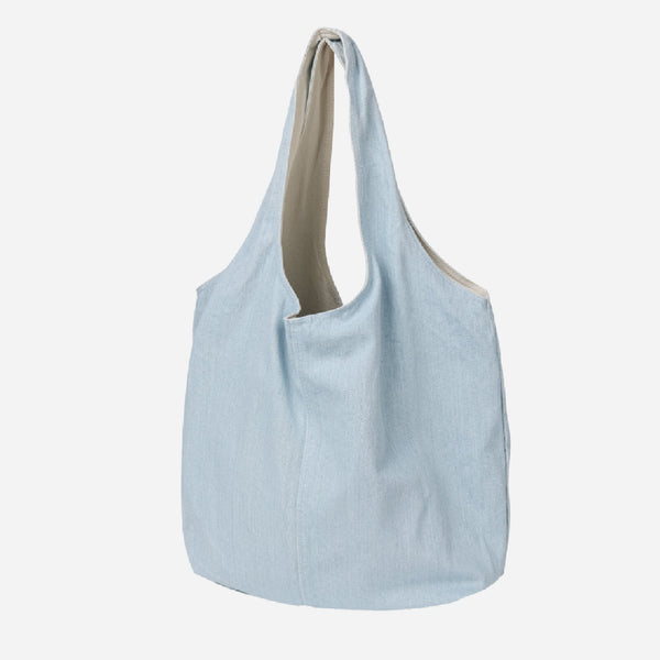 FLOW SHOPPER BAG - DENIM LIGHT BLUE