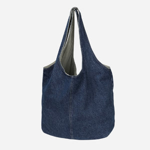 Mazi Untitled - FLOW SHOPPER BAG - DENIM MID BLUE -  - Main Front View