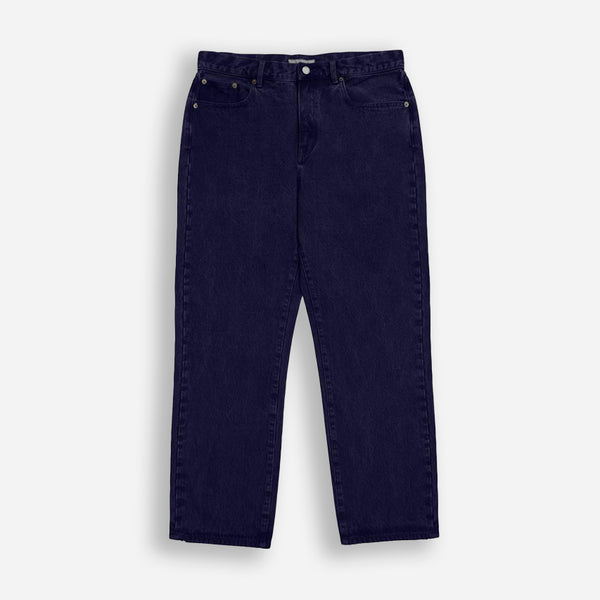 RELAXED FIT OD DENIM JEANS  - NAVY