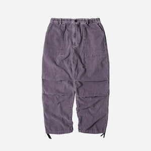 Frizmworks - CORDUROY BANDING WIDE FATIGUE PANTS - RED BEAN -  - Main Front View