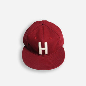 Ebbets Field Flannels - HARVARD UNIVERSITY 1950 BALLCAP - RED -  - Main Front View