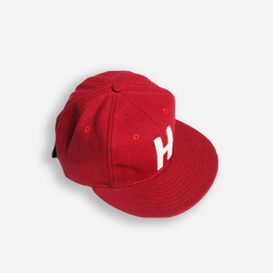 Ebbets Field Flannels - HARVARD UNIVERSITY 1950 BALLCAP - RED -  - Alternative View 1