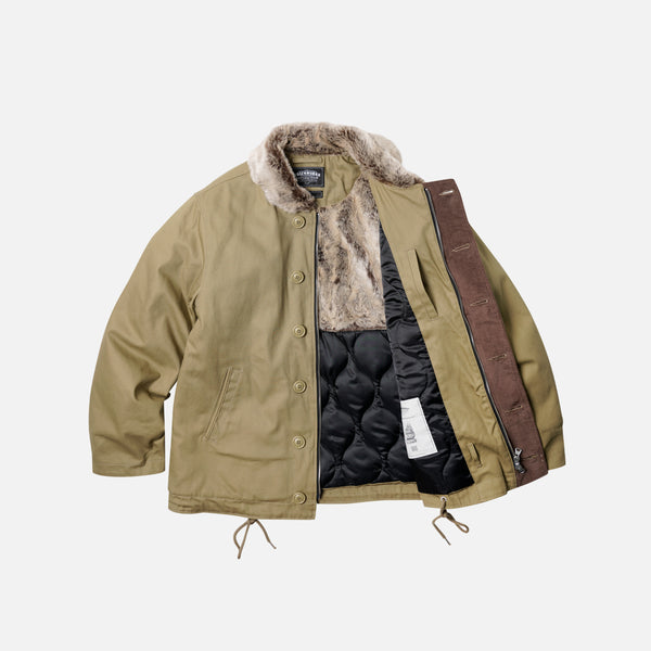 Frizmworks Edgar N-1 Deck Jacket - Beige