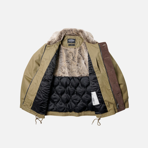 Frizmworks Edgar N-1 Deck Jacket - Beige