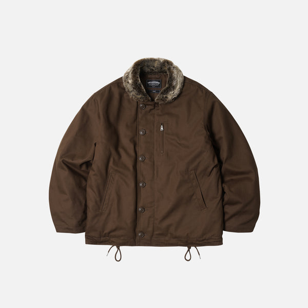 Frizmworks Edgar N-1 Deck Jacket - Brown