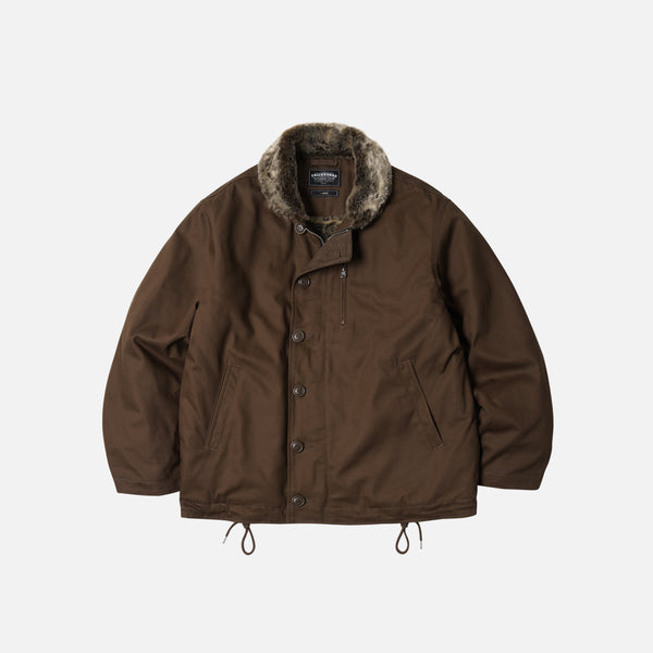Frizmworks Edgar N-1 Deck Jacket - Brown
