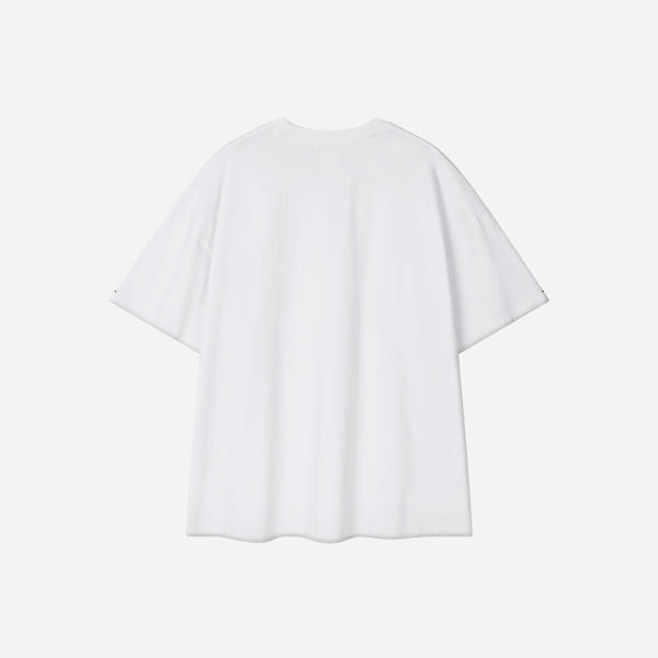 LAYERED ESSENTIAL LOGO T-SHIRT - WHITE