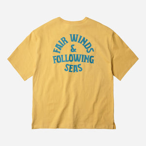 Frizmworks - FAIR WINDS & FOLLOWING SEAS TEE - YELLOW -  - Alternative View 1