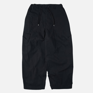 Frizmworks - FOLD FATIGUE WIDE PANTS - BLACK -  - Main Front View