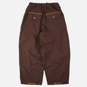 Frizmworks - FOLD FATIGUE WIDE PANTS - BROWN -  - Alternative View 1