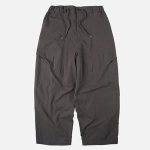 Frizmworks - FOLD FATIGUE WIDE PANTS - CHARCOAL -  - Main Front View