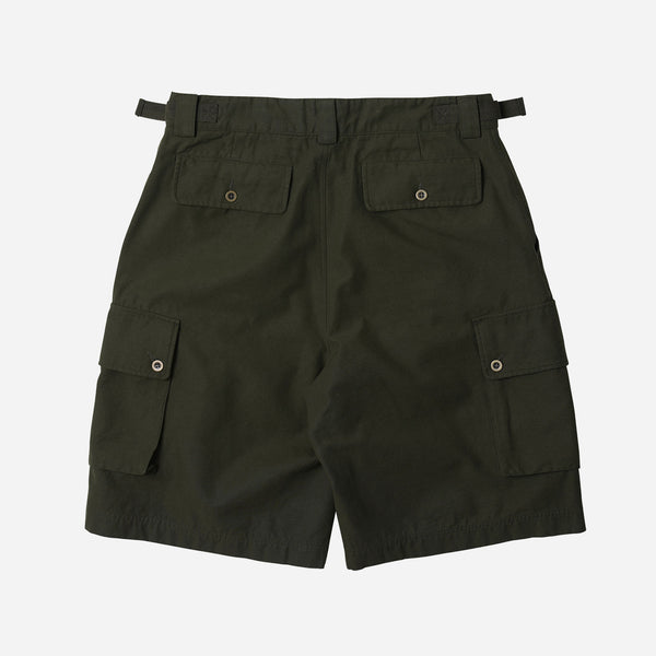 FRENCH ARMY BERMUDA PANTS - OLIVE